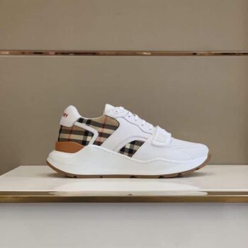 Burberry Regis Check Lace-Up Sneaker - Bbr11