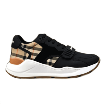Burberry Regis Check Lace-Up Sneaker - Bbr13
