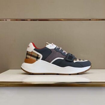Burberry Regis Check Lace-Up Sneaker - Bbr16