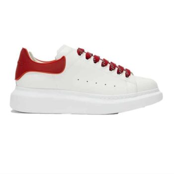 Alexander Mcqueen Oversized White/Red Red Shoelace Sneaker - Am035