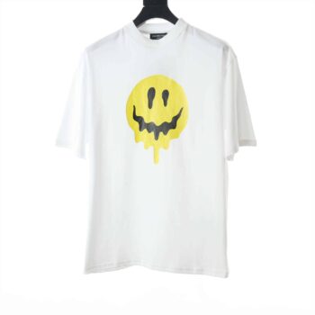Balenciaga Smiley-Print Oversized T-shirt - BB005