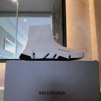 Balenciaga Speed 2 Sneakers In White - Bb108