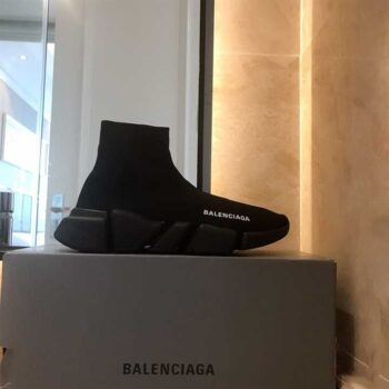Balenciaga Speed 2.0 Sneakers In Black - Bb105