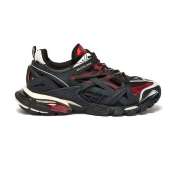 Balenciaga Track 2 Sneakers In Black And Red - Bb044