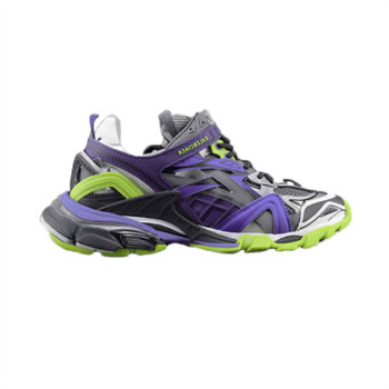 Balenciaga Track 2 Sneakers In Purple And Green - Bb043