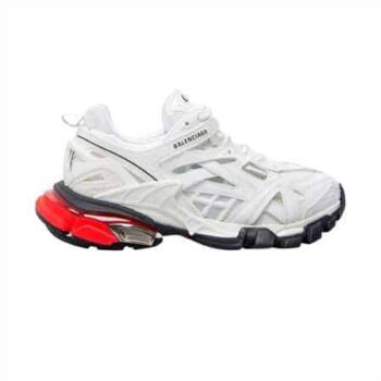 Balenciaga Track 2 Sneakers In White And Red - Bb082