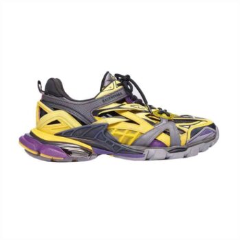 Balenciaga Track 2 Sneakers In Yellow And Purple - Bb081