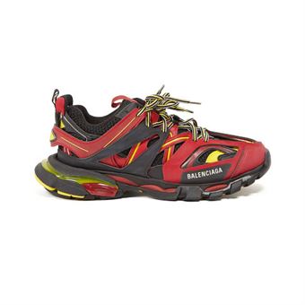 Balenciaga Track 3 Sneakers In Black And Red - Bb029