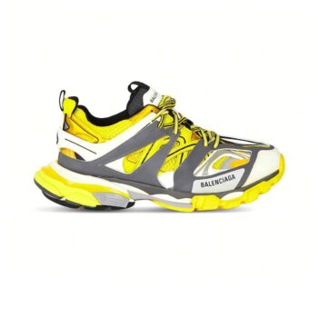 Balenciaga Track 3 Sneakers In Yellow And Grey - Bb033