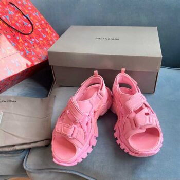 Balenciaga Track Sandals In Pink - BBG001