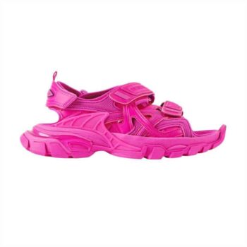 Balenciaga Track Sandals In Purplish Red -BBG003