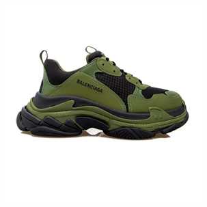 Balenciaga Triple S Sneakers In Army Green - Bb077