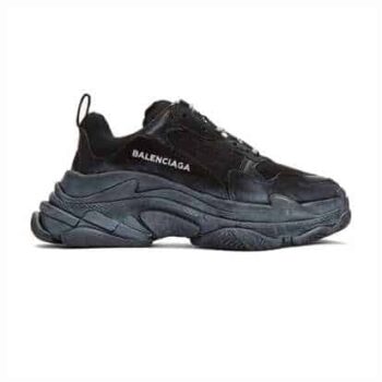 Balenciaga Triple S Sneakers In Black - Bb098