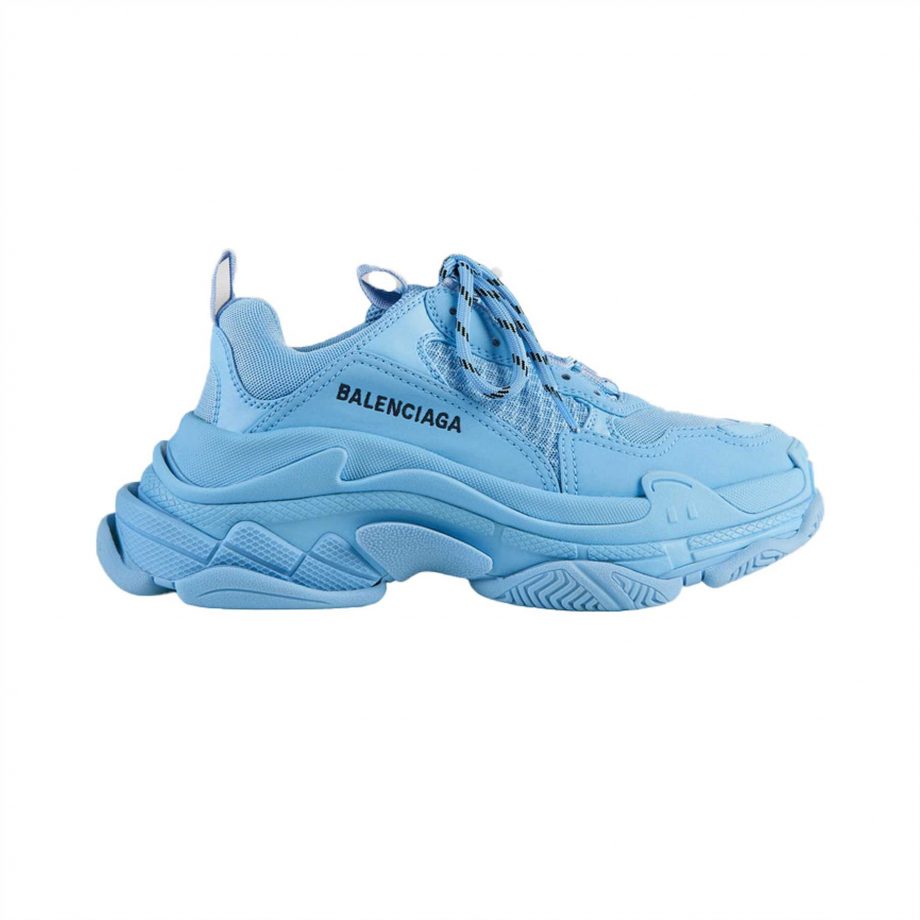 Balenciaga Triple S Sneakers In Blue - Bb050