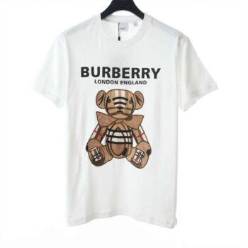 Burberry Teddy Bear Embroidered Logo T-shirt - BBR013