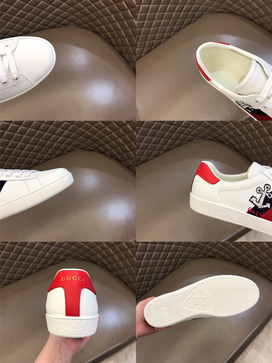 Gucci Ace Embroidered Low-Top Sneakers - Gcc048