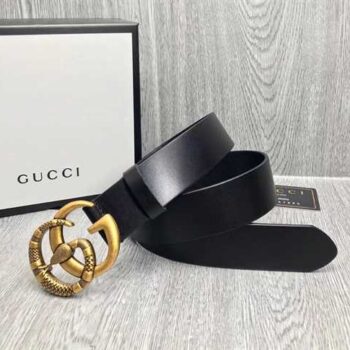 Gucci Double G Snake Buckle Belt - BG18