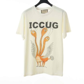 Gucci Freya Hartas Iccug Print T-Shirt - GCS002