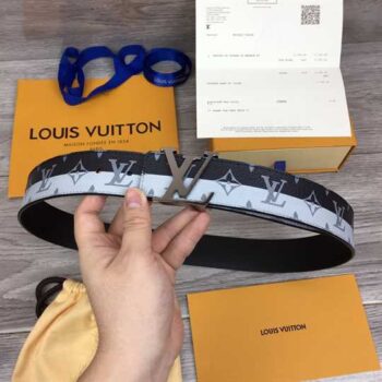 Louis Vuitton Belt Initiales Monogram Eclipse Split Outdoor Belt - LBT040