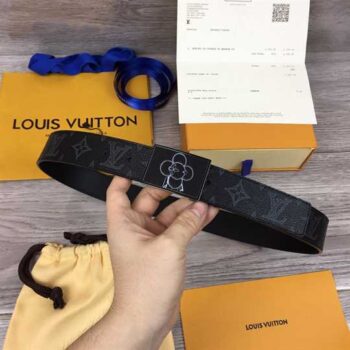 Louis Vuitton Belt Metropole Monogram Vivienne Eclipse Back - LBT053