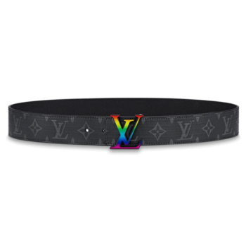 Louis Vuitton Lv Initiales Reversible Belt Monogram Eclipse Taiga 40mm Rainbow - LBT022
