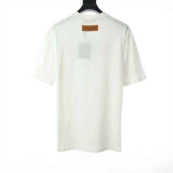 Louis Vuitton Lv Men Multicolor Monogram Printed T-Shirt-White - Lts011