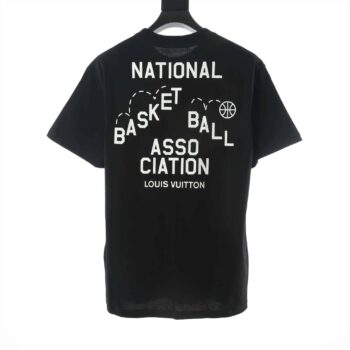 Louis Vuitton NBA Front And Back Print T-Shirt - LVTS01