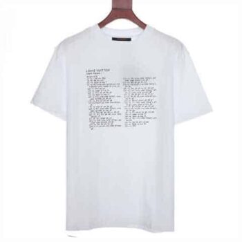 Louis Vuitton Printed Front And Back T-Shirt - Lts047