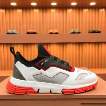 Prada Mesh Panel Low-Top Sneakers - Prd020