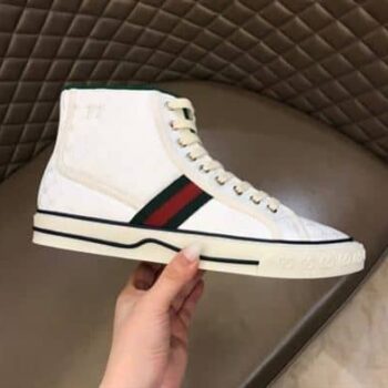 White Gucci Off The Grid High Top Sneaker - Gcc035