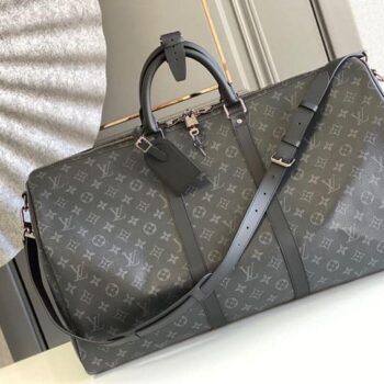 Monogram Eclipse Keepall Bandouliere 45 - Available with prices $250-$300.