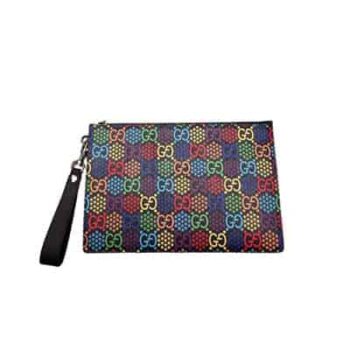 Multicolor Men's GG Psychedelic Pouch - WGS009