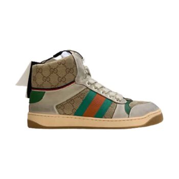 Men's Screener Leather High top sneaker - Available with prices $150-$180.