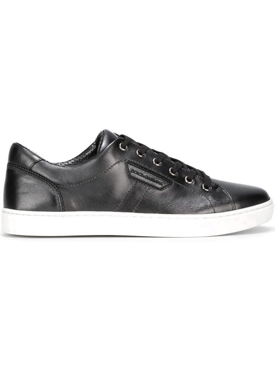 Dolce & Gabbana Black Leather London Sneakers - DG243
