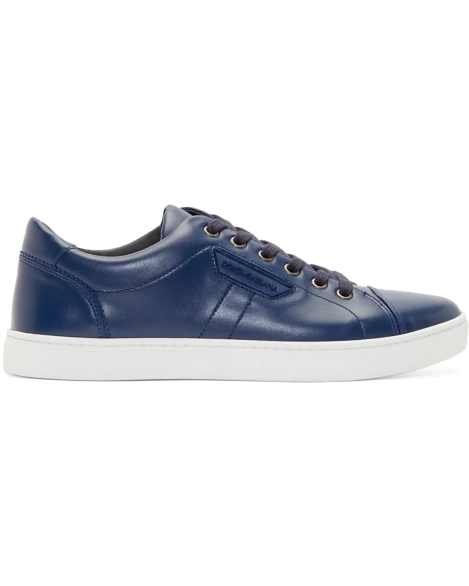 Dolce & Gabbana Blue Leather London Sneakers - DG242