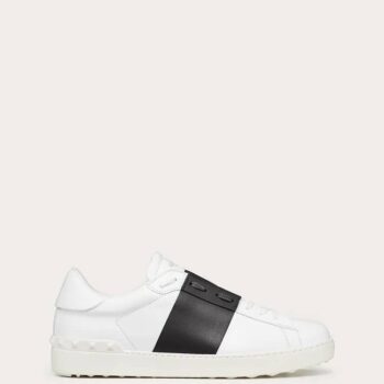 Open White Calfskin Sneaker - VLS028