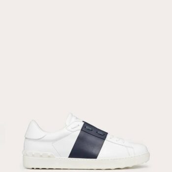 Open White Calfskin Sneaker - VLS029