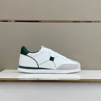 Stud Around Low-Top Calfskin And Nappa Leather Sneaker - VLS005