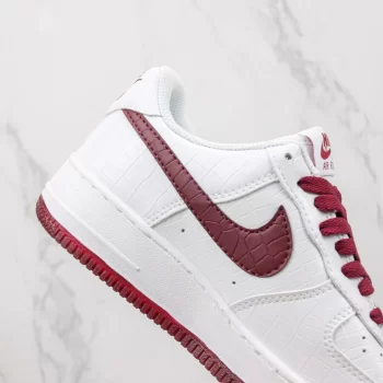 Nike Air Force 1 White and Red - AF018
