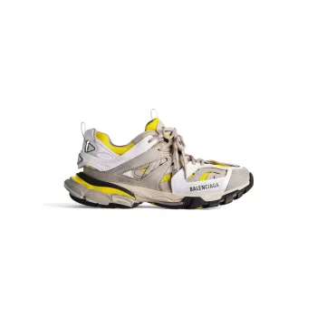 Balenciaga Men's Track Sneaker in Yellow, White, Beige, Grey And Black - BB261