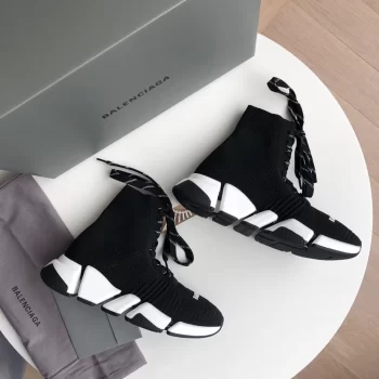 Balenciaga Speed 2.0 Lace-Up Sneaker In Black - BB237