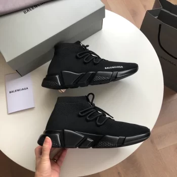 Balenciaga Speed Lace-Up Sneaker In Black - BB239