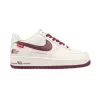 Nike AF1 Low "The North Face" White and Red - AF006