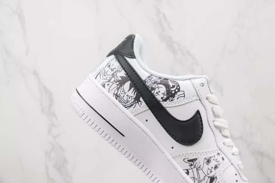 Nike Air Force 1 Low Black White One Piece - AF052