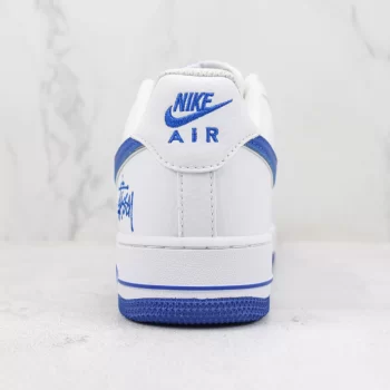 Nike Air Force 1 Low White Blue Custom - AF054
