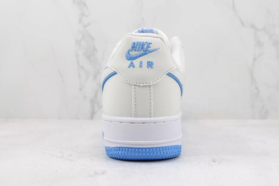 Nike AF1 Low White 'University Blue' Light Grey - AF085
