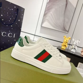 Men's Gucci Ace Sneaker With Web - GCC199