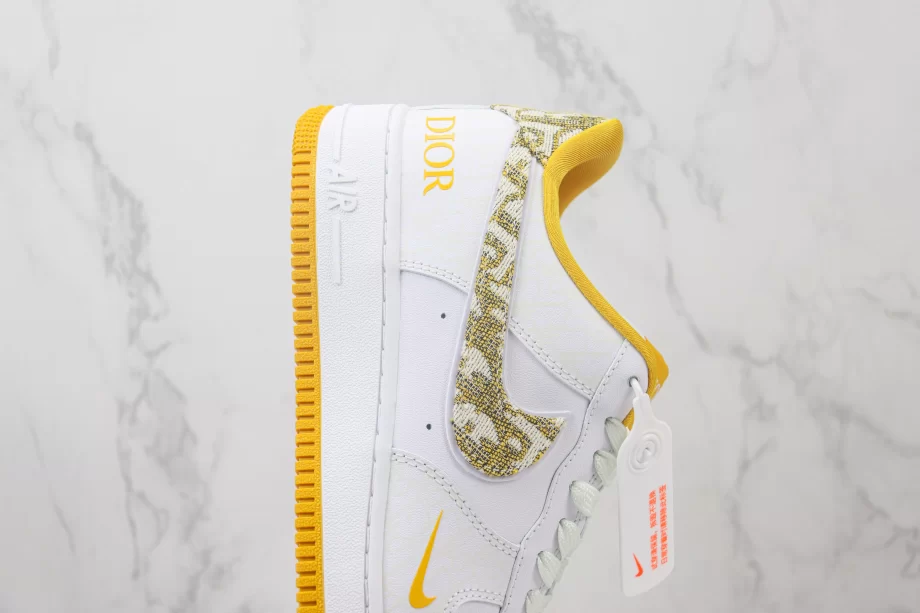 Nike Air Force 1 Low 07 White Yellow Dior - AF148