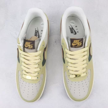 Nike Air Force 1 Low Cream Green Yellow - AF180