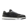 B27 Low-Top Sneaker Black Smooth Calfskin and CD Diamond Canvas